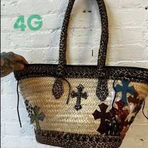 Chrome hearts flooded cross bag